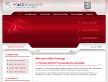 Tablet Screenshot of hostdesign24.net